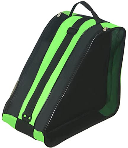 Gooyule Rollschuh-Tasche, verstellbarer Schultergurt, Schlittschuh-Taschen für Mädchen, passend für Quad-Skates, Inline-Skate und die meisten Rollschuh-Zubehör (grün)