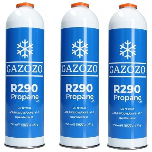 Fluide frigorigène R290-750 ml (3 x 750 ml)