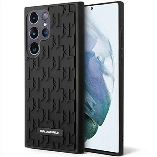 Hülle Karl Lagerfeld KLHCS23LRUPKLPK Samsung S23 Ultra S918 schwarz 3D Monogram