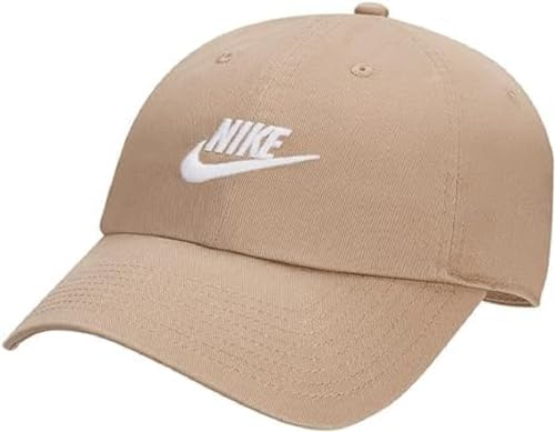 Nike FB5368-247 U NK Club Cap U CB FUT WSH L Hat Unisex Adult Khaki/White Größe L/XL
