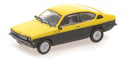 Minichamps 870040121 - Ope Kadett Coupe Yellow & Black 1973 - maßstab 1/87 - Sammlerstück Miniatur