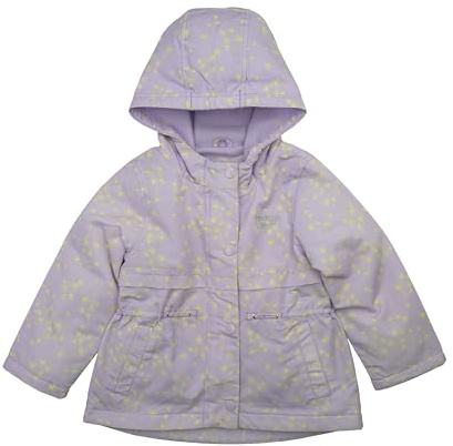 OSHKOSH B'GOSH Toddler/Littile Girls' Midweight Fleece Transitional Jacket, Lilac, 5/6