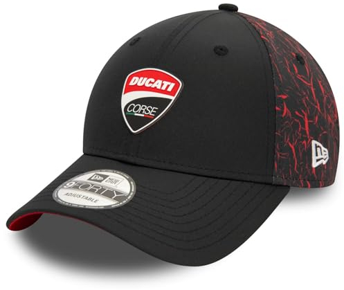 New Era 9Forty Strapback Cap - Ducati Motor Crinkle Print
