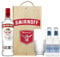 Personalised Smirnoff Vodka Gift Set Triple Distilled Gift Set with Rocks Glass & Fever Tree Lemonade - 70cl (37.5% ABV) - Birthday gifts for her, Womens Gift Sets, Alcohol Gift Set, Alcohol Gifts,