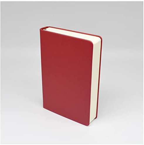 Taccuino Tascabile Notebook super spessore 330 fogli Pagine in bianco Diario Diario Sketchbook Journal A4, A5, A6 PU Planner di cancelleria della copertura morbida in pelle Taccuino A5 (Color : Red,
