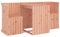Gartenmöbel Set, Terrassen Bistroset, 2-Sitzer Stühle mit Gartentisch, Latten Design Sitzgruppe für Balkon, Garten und Terrasse, Massivholz Douglasie