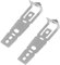 NQEUEPN 2pcs Dishwasher Mounting Brackets, Stainless Steel, Compatible with GE, Silver, 2 Pack