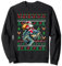 Santa Riding Wels Weihnachtspullover Angeln Fischer Sweatshirt
