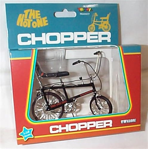 toyway Raleigh Chopper Mk1 Black Bicycle Bike 1:12 scale diecast model