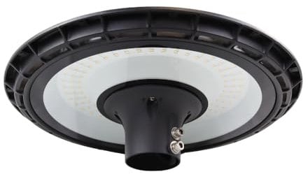 LUXULA LED Straßenleuchte Mastaufsatzleuchte für Ø 60mm Mast - 120W 12000lm - 3000K Warmweiß - IP65 Außenleuchte - LED Wegeleuchte - Garten Park Auffahrt Parkplatz