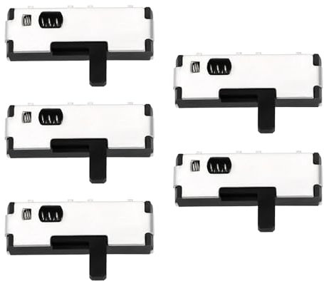 Create idea Lot de 5 interrupteurs d'alimentation principaux pour console de jeu compatibles avec Nintendo DS Lite NDSL NDS Lite 11 x 3,4 mm Système de jeu Bouton de contrôle d'alimentation