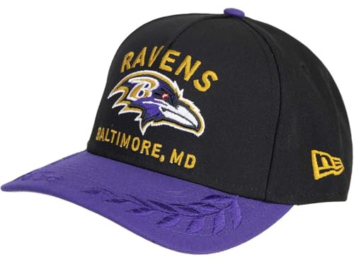 New Era NFL Draft 9forty Cap (DE/NL/SE/PL, Alphanumerisch, Einheitsgröße, Baltimore Ravens)