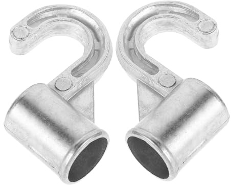 SHINEOFI 2Pcs Closet Hanger Connector Hooks Metal Over Cabinet Hook and Under Cabinet Hook for Wardrobe Clothes Hanger Connector Hooks for Clothes Organisation Easy Install