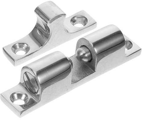 TOGEVAL Fermaporta Per Barche e Yacht in Acciaio Inossidabile Lucidato, Fermo Porta Liscio Antivento, Supporto Porta Robusto Per Uso Nautico e Marino