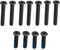Gintai 11pcs Screw Set for Asus ROG Strix G634 G634JZR G634JYR G634 G634JY G634JZ G834 G834JZR G834JYR G834JY G834JZ Laptop Case Base Cover