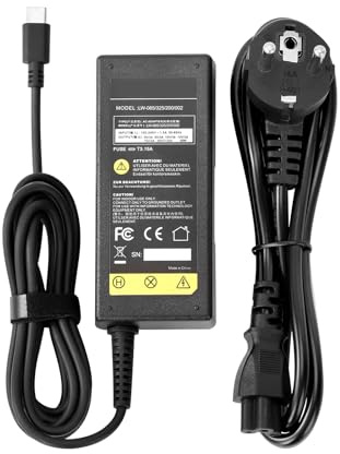 WLTree 65W USB C Ladekabel Laptop Netzteil für Huawei MateBook, Le novo Thinkpad, MacBook Pro/Air, ASUS Chromebook, Acer, Dell, Google, Samsung, Xiaomi Typ C Adapter Notebook Ladegerät