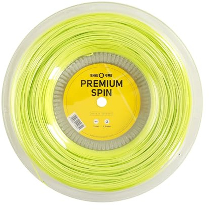 Tennis-Point Premium Spin Saitenrolle 220m Saitenstärke 1,30 Limette