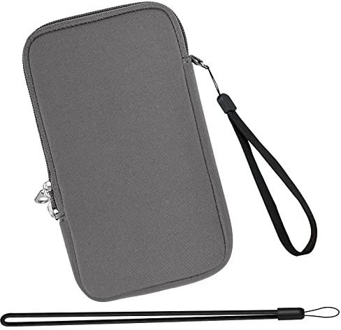 XBERSTAR Weiche Tragetasche aus Neopren für Texas Instruments TI-83 TI-89 TI-84 Plus C Silver EditionGraphing Taschenrechner grau