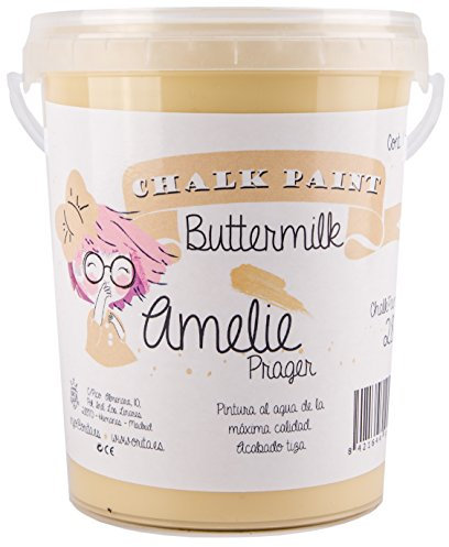 Amelie Prager 1000-28 Pintura a la Tiza, Buttermilk, 1 l