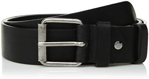 Nudie Jeans Unisex-Erwachsene Pedersson Ledergürtel Gürtel, schwarz, 95 cm