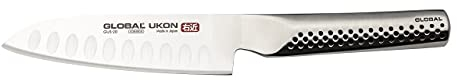 Global UKON 5' Hollow Ground SANTOKU