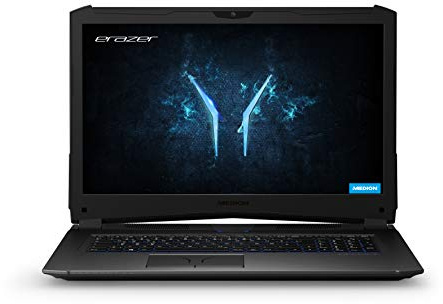 MEDION ERAZER X7861 - MD 61177 - Ordenador portátil gaming de 17.3 (Intel Core i7-8750H, 16 GB RAM, 1 TB HDD, 256 GB SSD, Nvidia GeForce GTX 1070, Windows 10) negro - Teclado QWERTY Español
