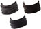 Hilltop 3x Motorrad Multifunktionstuch, Kopftuch, Halstuch, Bandana 3-er Set in ausgewählten Designs, Schlauchtuch für Damen und Herren, 3er Set:Dark Uni Colour