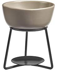 Yankee Candle 1663053E Accessory - Lampada profumata in ceramica, 12 cm, colore: marrone