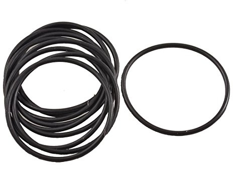 10 Stück schwarze Gummidichtungsringe für O-Ring 33mm x 30mm x 1,5mm