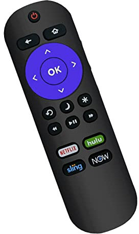 Remote Control Compatible with All Hisense Roku Smart TVs