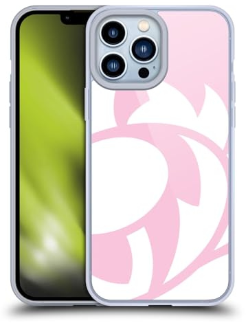 Head Case Designs sous Licence Officielle Scotland Rugby Rose Saumon Chardon Trop Grand Coque en Gel [Qualité Militaire] Compatible avec Apple iPhone 13 Pro Max Et Compatible avec MagSafe