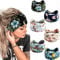 6 Stück Stirnbänder Damen Frauen Breites Haarband Boho Blumendruck Leopard Knot Elastische Lauf Yoga Kopfwickel Haarbänder Mehrfarbig