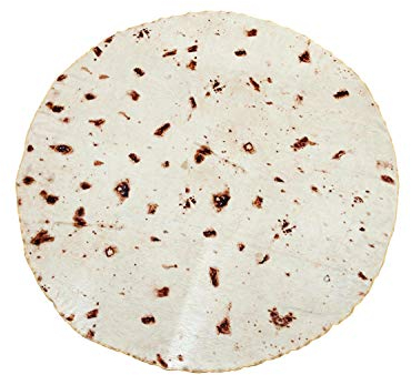 kitletsuit Burrito Tortilla-Decke, gemütlicher und doppelseitig Decke für drinnen, draußen und mehr (gelb, 160 cm)…