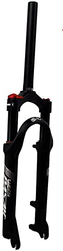 Faltrad Federgabel 20 Zoll BMX Luftgabel 1-1/8'' 9MM QR Scheibenbremsweg 100mm Manuell HL 1780G Black,20inch