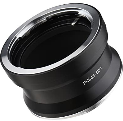 Andoer PK645-GFX Kameraobjektivadapter Ersatz für Pentax PK645 Objektiv auf Fujifilm G Mount GFX100 GFX50S GFX50R GFX100S Kameras