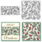 craspire Klarer Weihnachtsstempel, Stechpalme, Mistel, Tannenzapfen, Geschenk, Silikonstempel, Siegel, Transparente Gummistempel Für Weihnachtskarten, Dekoration, DIY, Scrapbooking, Prägung, Album