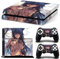 BUCEN Anime Für PS4 Skin Für Konsole Und Controller Vinyl-Aufkleber, Für PS4 Aufkleber Wrap Cover Skin Full Set Langlebig Kratzfest 65893 Kratzfest
