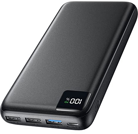 SOARAISE Batterie Externe 27000mAh Power Bank 22,5W PD4.0 QC3.0 Charge Rapide Chargeur Portable USB C Batterie Portable avec 4 USB Sortie & Affichage LED pour Smartphone Tablette