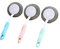 ORFOFE Wire Brush Cleaning Ball Scourer Dish Washing Brush for Kitchen Pot Dish Scrubber Non-slip Handle Comfortable to Hold Blue Random Style