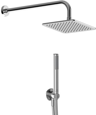Ideal Standard - Idealrain, Kit doccia 5 pezzi, Set accessori doccia per bagno, Cromato