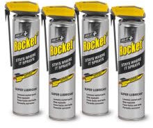 Rocket TT Multi-Use Super Lubricant Spray 300ml Super Tube (4 Pack)