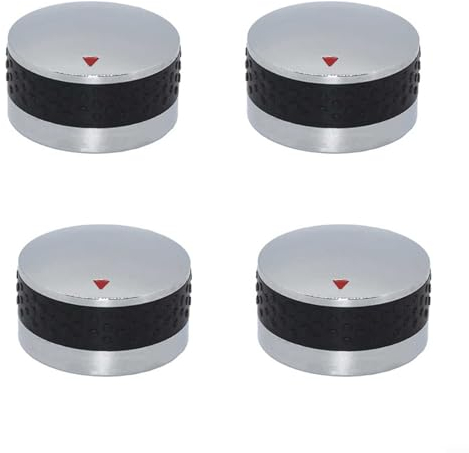 Emiif Lot de 4 boutons de commande universels pour barbecue à gaz, 58 mm/50 mm, pour cuisinière/four/grill (58 mm), R595WKT8SF469GHB32D7CYW