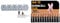 PRO ELEC PELB1767 4 Gang Individually Switched Extension Lead Grey, 5m & Duracell Plus AA Batteries (12 Pack) - Alkaline 1.5V - Up To 100% Extra Life
