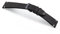 MANUFAKTURWERK Bracciale UHLENHORST | compatibile con Apple Watch 1-9, SE | pelle | per uomo e donna | sport | nero, Mezzanotte in alluminio, M (Standard). 42 mm / 44 mm / 45 mm