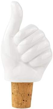 Bottle Sealer Thumbs up - Flaschenverschluss, Weinstopper aus Keramik und Kork