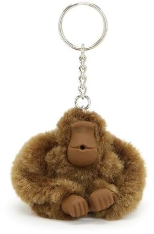 Kipling MONKEYCLIP S, Kleiner Affen-Schlüsselanhänger, 4 x 80 x 38 cm, Dry Laurel (GRÜN)
