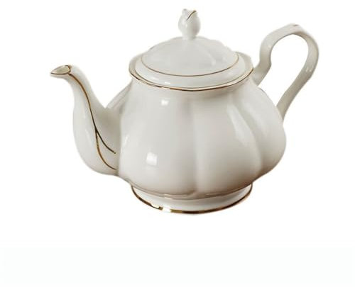 BIBTOO Cafetera, Juego de cafetera de cerámica, Tetera, Lechera, Tetera, Maceta, Tetera, Gran Capacidad Conveniente