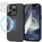 ACKETBOX for iPhone 13 Pro Case, Full Body Rugged Cover,Magnetic Case for iPhone 13 Pro (Black)