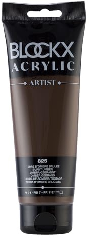 Blockx 61825BXC Acrylique Fine Opaque - Terre d'ombre brulée - 250ml
