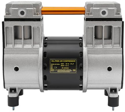 Luftkompressor Pumpenkopf 980W Kompressor Aggregat Überhitzungsschutz 0.7Mpa 1380r/min 90L/Min für Industrie Haushalt Elektronik Maschinenbau und Kfz Pflege